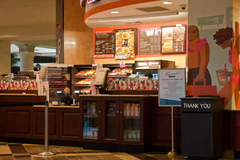 Dunkin Donuts interior